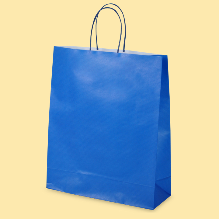 Хартиена чанта синя EP 800 - Стандартни хартиени чанти