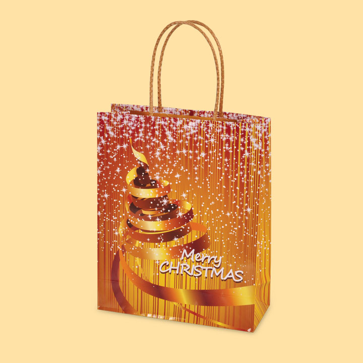 Merry Christmas S1-454 - Луксозни хартиени чанти